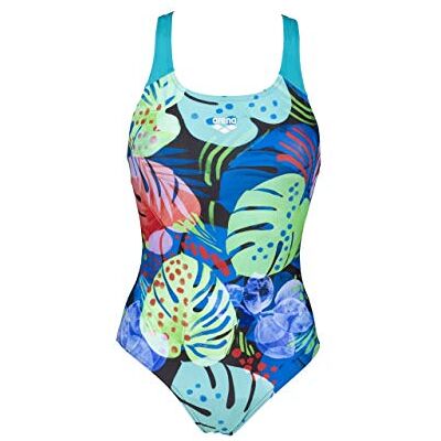 Arena W Tropics Swim PRO Back One Piece Costume da Bagno Intero da Donna (Confezione da 1) Arena W Tropics Swim PRO Back One Piece Costume da Bagno Intero da Donna (Confezione da 1)