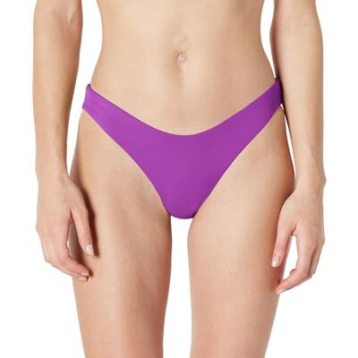 Amazon Essentials Slip Bikini con Sgambatura Alta Donna, Viola, 42 Amazon Essentials Slip Bikini con Sgambatura Alta Donna, Viola, 42