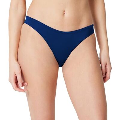 Amazon Essentials Slip Bikini con Sgambatura Alta Donna, Turchino, 48 Amazon Essentials Slip Bikini con Sgambatura Alta Donna, Turchino, 48