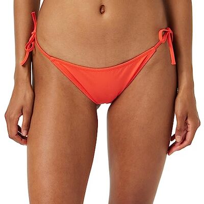 Calvin Klein Slip Bikini Allacciatura Laterale Donna Sportivo, Arancione (Bright Vermillion), L Calvin Klein Slip Bikini Allacciatura Laterale Donna Sportivo, Arancione (Bright Vermillion), L