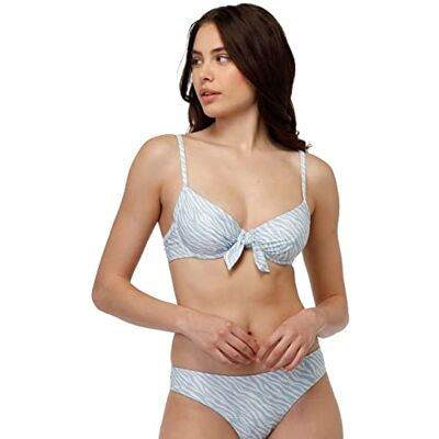 Lovable Reggiseno Ferretto Printed Knitted Micro, Donna, Stampa Animalier Azzurro, 38C Lovable Reggiseno Ferretto Printed Knitted Micro, Donna, Stampa Animalier Azzurro, 38C