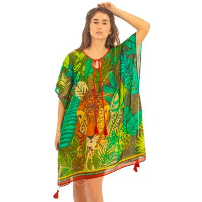 ART Bikini Swimsuit Cover Up – Beach Sarong – Pareo for Women – Tapestry Wall Hanging – Smooth and Silky Cotton, Tropicana, Taglia unica ART Bikini Swimsuit Cover Up – Beach Sarong – Pareo for Women – Tapestry Wall Hanging – Smooth and Silky Cotton, Tropicana, Taglia unica
