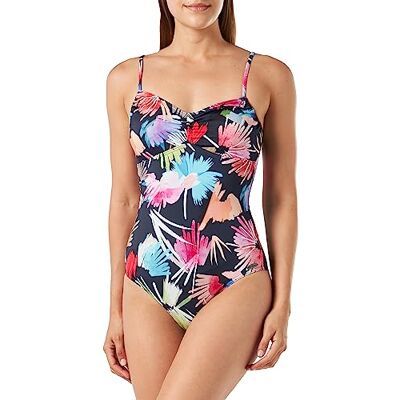 Firefly Sylvia Bikini, Navy Scuro/Flower, 48 Donna Firefly Sylvia Bikini, Navy Scuro/Flower, 48 Donna