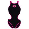 Arena One Big Logo Costume Intero Donna, Costume da Bagno ad Asciugatura Rapida, Costume da Bagno Sportivo in Tessuto  MaxLife Eco con Massima Resistenza al Cloro e Protezione UV UPF 50+