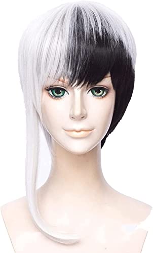 RONGYEDE -ig Anime Cosplay Anime Dr.Stone Asagiri Gen Short Wig Cosplay Costume resistente al calore sintetico capelli da uomo Party Role Play Wigs