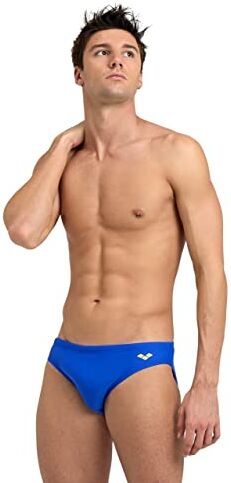 Arena Santamarias R Costume da Bagno Uomo, Costume Slip Uomo Mare e Piscina in Tessuto Foderato MaxFit Eco Resistente al Cloro e al Sale, Protezione UV 50+