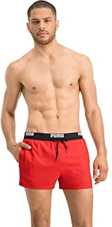 Puma Shorts, Costumi da bagno Uomo, Rosso, XS