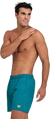 Arena Fundamentals Boxer R Costume Uomo Mare e Piscina, Costume da Bagno in Morbido Tessuto Riciclato ad Asciugatura Rapida, Boxer Mare con Slip Interno in Mesh