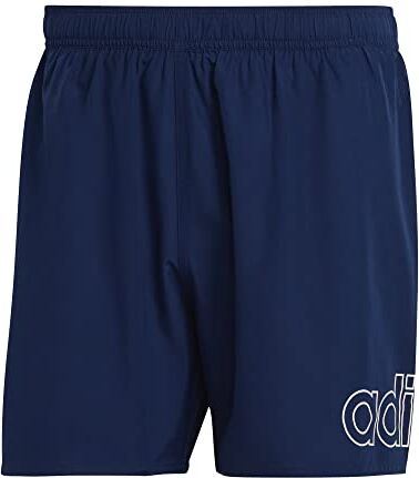 Adidas Lin Log CLX SL Costume da Nuoto Team Navy Blue 2/White S