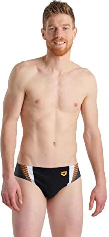 Arena M Threefold Brief, Slip Uomo, Black-asphalt-white, 54