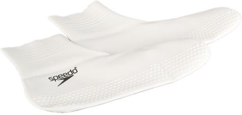 Speedo Unisex Adulto Latex Sock Calzini, Bianco/Nero, L