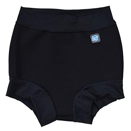 Splash About Pantaloncini da bagno per incontinenza per bambini, Nero, 8-10 Anni