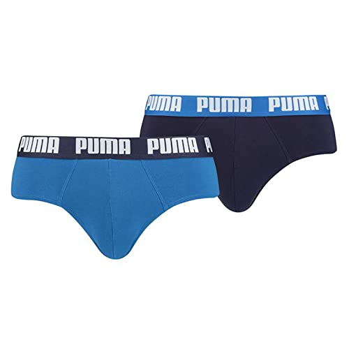 Puma Brief, Biancheria intima Uomo, Blu, M