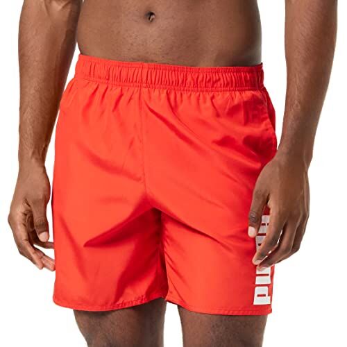 Puma Shorts, Costumi da bagno Uomo, Rosso, L