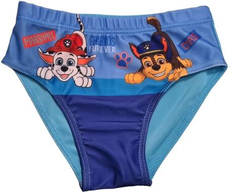 ILS I LOVE SHOPPING Costume da Bagno Mutandina Slip per Bambini e Ragazzi Boxer Parigamba per Mare e Piscina (5-6 Anni, Paw Patrol)