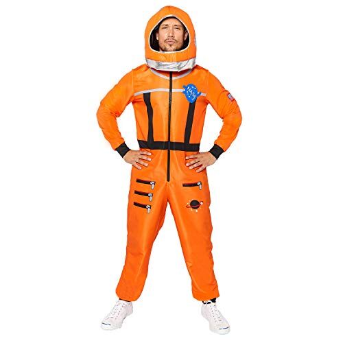 amscan -Abito Hawaiano Festa Estiva Rosa Tz 16-18 Astronaut Orange-Costume da uomo, taglie forti, Arancione,