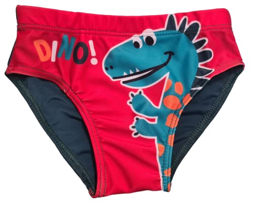 ILS I LOVE SHOPPING Costume Dinosauro da Bagno Mutandina Slip per Bambini e Ragazzi Boxer Parigamba per Mare e Piscina (2-3 Anni, Dinosauri T-Rex)