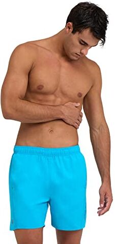 Arena Fundamentals Logo Boxer R Costume Uomo Mare e Piscina, Costume da Bagno in Morbido Tessuto Riciclato ad Asciugatura Rapida, Boxer Mare con Slip Interno in Mesh