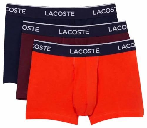 Lacoste 5H3389, Costume da Bagno Uomini, Marine/Sunrise-ZIN,