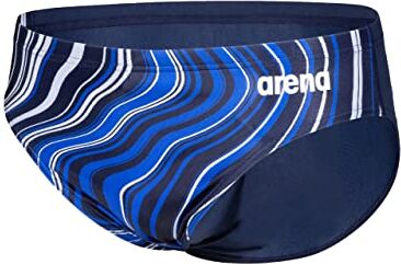 Arena Men's Swim Briefs Marbled, Slip Uomo, Navy-navy Multi, 44