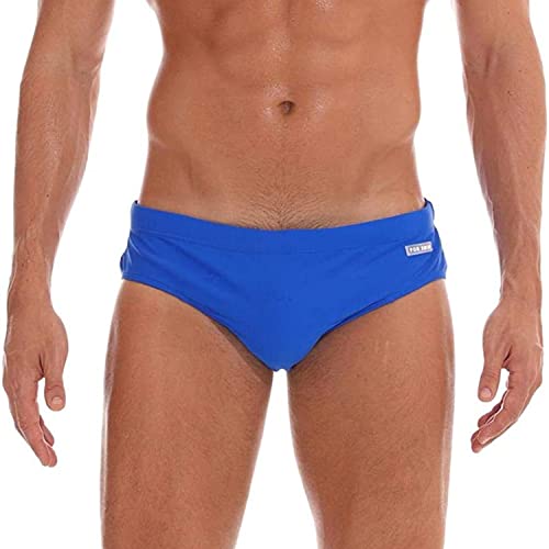 Arcweg Costume da Bagno Uomo con Pad Rimovibile e Coulisse Slip e Parigamba da Bagno Pantaloni Corti Elastico a Vita Bassa Nuoto (Blu, M)