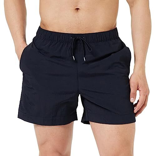 Tommy Hilfiger Pantaloncino da Bagno Uomo Medium Drawstring Lungo, Blu (Desert Sky), XXL