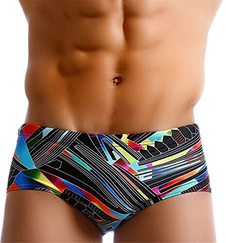 LikeJump Costume da Bagno per Uomo Slim per Nuoto Spiaggia Mare Piscina Pantaloncini Sportivi