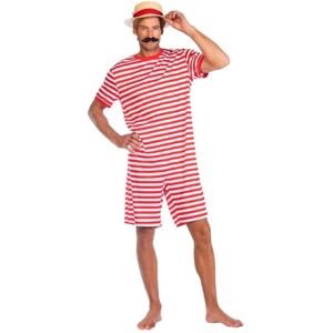 amscan Costume da bagno da uomo, taglia L, colore: Rosso amscan Costume da bagno da uomo, taglia L, colore: Rosso