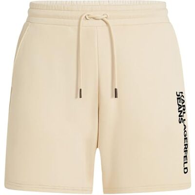 Lagerfeld Uomo Text Logo Sweatshort Wood Ash L Lagerfeld Uomo Text Logo Sweatshort Wood Ash L