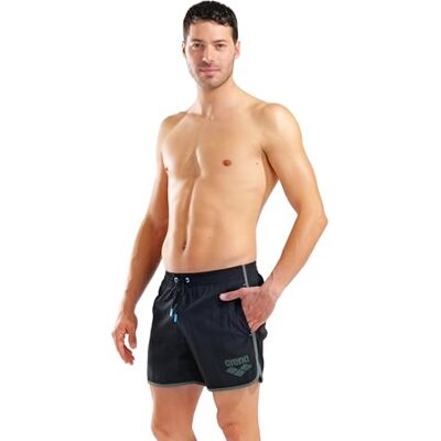 Arena Pantaloncino Mare da Uomo Big Logo Borders Arena Pantaloncino Mare da Uomo Big Logo Borders