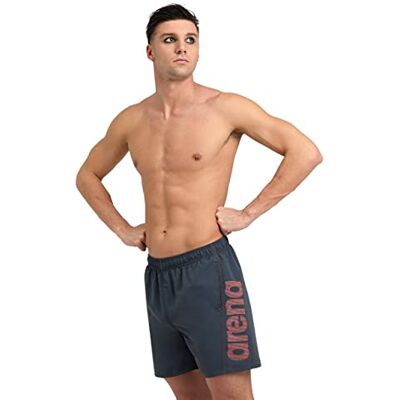 Arena Fundamentals Logo Boxer R Costume Uomo Mare e Piscina, Costume da Bagno in Morbido Tessuto Riciclato ad Asciugatura Rapida, Boxer Mare con Slip Interno in Mesh Arena Fundamentals Logo Boxer R Costume Uomo Mare e Piscina, Costume da Bagno in Morbido Tessuto Riciclato ad Asciugatura Rapida, Boxer Mare con Slip Interno in Mesh