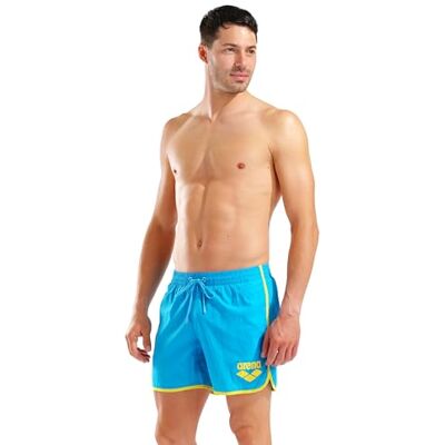 Arena Pantaloncino Mare da Uomo Big Logo Borders Arena Pantaloncino Mare da Uomo Big Logo Borders