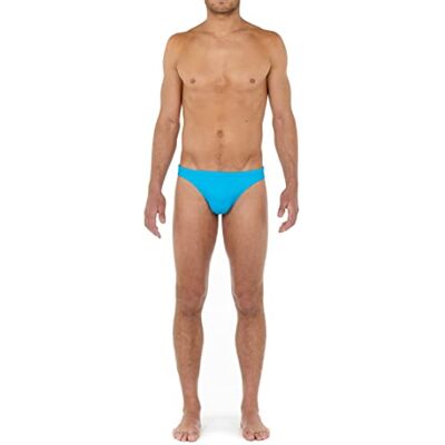 Hom WUKX Slip de Bain Micro Sea Life, Slip da Bagno Uomini, Turquoise, M Hom WUKX Slip de Bain Micro Sea Life, Slip da Bagno Uomini, Turquoise, M