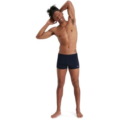 Speedo Uomo Pantaloncini da bagno Aquashort ECO Endurance+ Resistenza al cloro Tessuto riciclato Swim fitness Allenamento Vacanze True Navy, 46 Speedo Uomo Pantaloncini da bagno Aquashort ECO Endurance+ Resistenza al cloro Tessuto riciclato Swim fitness Allenamento Vacanze True Navy, 46