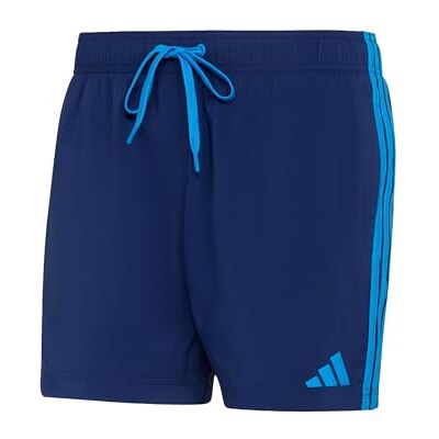 Adidas Uomo 3 Stripes Swim 5 inch Swimwear, Dark Blue/Bright Blue, 3XL Adidas Uomo 3 Stripes Swim 5 inch Swimwear, Dark Blue/Bright Blue, 3XL