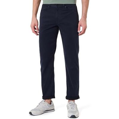 Boss Uomo Re.Maine_BO Trousers_Flat, Blu Scuro, 33W x 30L Boss Uomo Re.Maine_BO Trousers_Flat, Blu Scuro, 33W x 30L