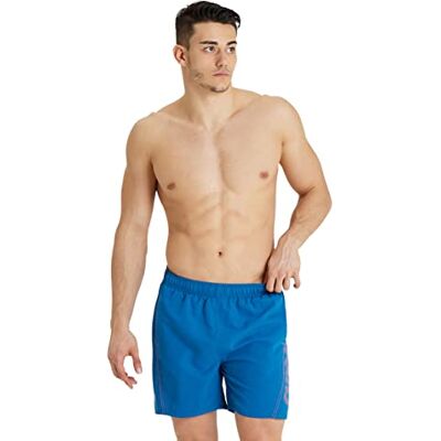 Arena Fundamentals Logo Costume Uomo Mare e Piscina, Costume da Bagno in Morbido Tessuto ad Asciugatura Rapida, Boxer Mare con Slip Interno in Rete Arena Fundamentals Logo Costume Uomo Mare e Piscina, Costume da Bagno in Morbido Tessuto ad Asciugatura Rapida, Boxer Mare con Slip Interno in Rete