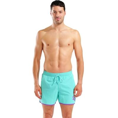 Arena Pantaloncino Mare da Uomo Big Logo Borders Arena Pantaloncino Mare da Uomo Big Logo Borders