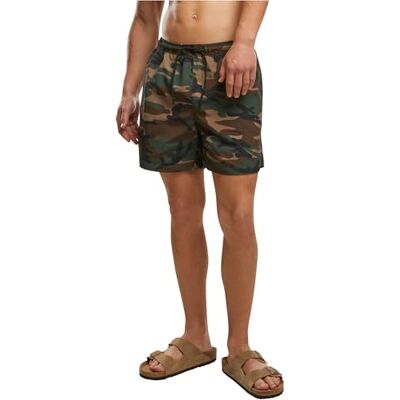 Brandit Swimshorts Basic, Color: woodland, Size: M Brandit Swimshorts Basic, Color: woodland, Size: M