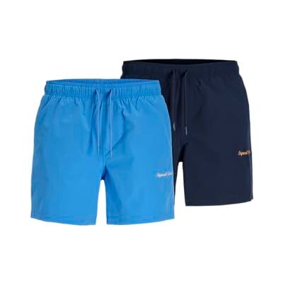Jack & Jones Swim Shorts Jpstmaui Norrebro-Pantaloncini da Nuoto Reg MP, Navy, XL (Pacco da 2) Uomo Jack & Jones Swim Shorts Jpstmaui Norrebro-Pantaloncini da Nuoto Reg MP, Navy, XL (Pacco da 2) Uomo