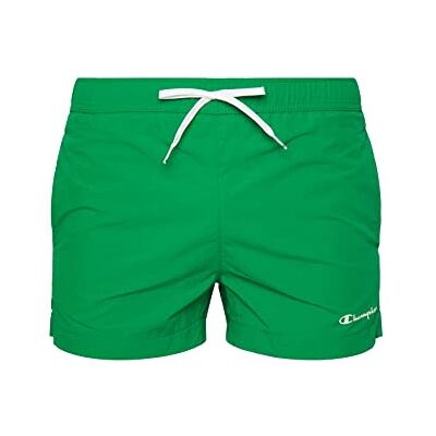 Champion Legacy Beachshorts AC Small Logo Costume a Pantaloncino, Verde Chiaro, S Uomo SS23 Champion Legacy Beachshorts AC Small Logo Costume a Pantaloncino, Verde Chiaro, S Uomo SS23