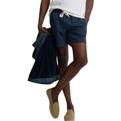 SILBON Costume da Bagno Tinta Unita, Blu Navy, XXL/3XL SILBON Costume da Bagno Tinta Unita, Blu Navy, XXL/3XL