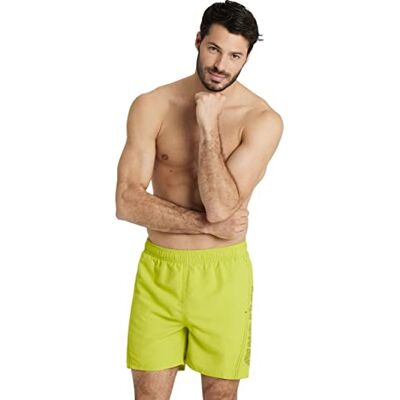 Arena Fundamentals Logo Costume Uomo Mare e Piscina, Costume da Bagno in Morbido Tessuto ad Asciugatura Rapida, Boxer Mare con Slip Interno in Rete Arena Fundamentals Logo Costume Uomo Mare e Piscina, Costume da Bagno in Morbido Tessuto ad Asciugatura Rapida, Boxer Mare con Slip Interno in Rete
