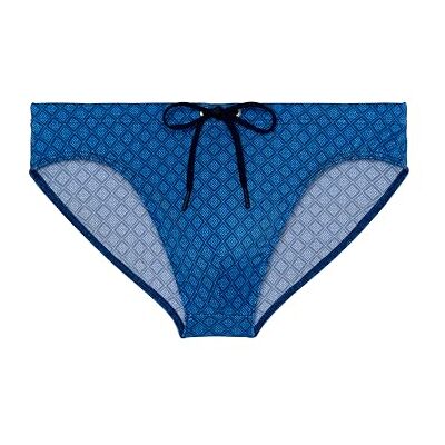 Hom Slip de Bain Hendaye Bagno, Stampa Blu, S Uomo Hom Slip de Bain Hendaye Bagno, Stampa Blu, S Uomo