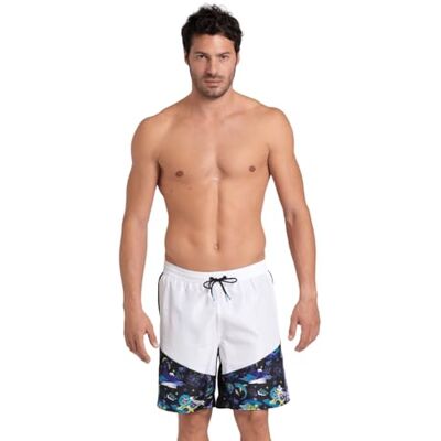 Arena Pantaloncino Nuoto Bermuda Mare Uomo Capsule Collection Fun Planet Arena Pantaloncino Nuoto Bermuda Mare Uomo Capsule Collection Fun Planet