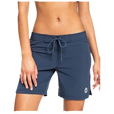 Roxy To Dye 7" Boardshort Costume a Boxer, Indaco dell'umore 211, M Donna Roxy To Dye 7" Boardshort Costume a Boxer, Indaco dell'umore 211, M Donna