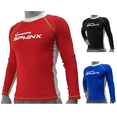 Kenneth J Lane Rashguard Manica Lunga (Blu, M) Kenneth J Lane Rashguard Manica Lunga (Blu, M)