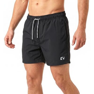 RIPT Performance RIPT Costume Uomo Asciugatura Rapida – Pantaloncini Mare con Rete Interna, Protezione UV50, Boardshort Spiaggia Nuoto Surf Estate (Nero, XL) RIPT Performance RIPT Costume Uomo Asciugatura Rapida – Pantaloncini Mare con Rete Interna, Protezione UV50, Boardshort Spiaggia Nuoto Surf Estate (Nero, XL)