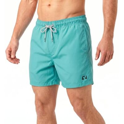 RIPT Performance RIPT Costume Uomo Asciugatura Rapida – Pantaloncini Mare con Rete Interna, Protezione UV50, Boardshort Spiaggia Nuoto Surf Estate (Turchese, L) RIPT Performance RIPT Costume Uomo Asciugatura Rapida – Pantaloncini Mare con Rete Interna, Protezione UV50, Boardshort Spiaggia Nuoto Surf Estate (Turchese, L)