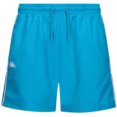 Kappa Costume, Uomo, Blu, Nylon, Streetwear Sportivo. 222 Banda Mareka, Taglia: L Kappa Costume, Uomo, Blu, Nylon, Streetwear Sportivo. 222 Banda Mareka, Taglia: L